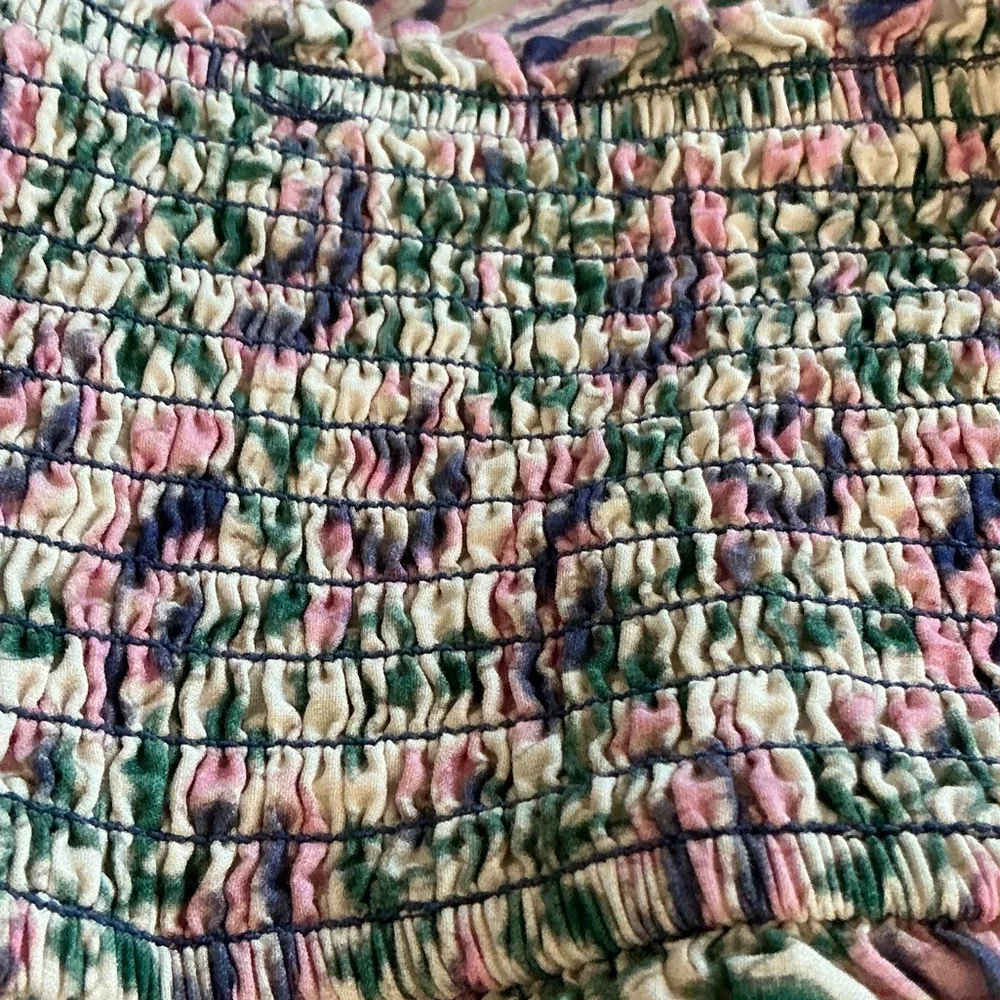 Floral Pink and Blue Maxi Skirt that can also be worn as a dress - Picture 10 of 13